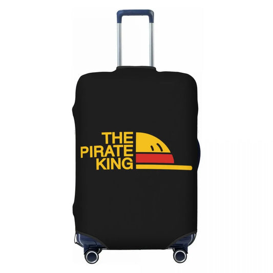 One Piece-koffersetui - Badge "THE PIRATE KING" in goud en zwart