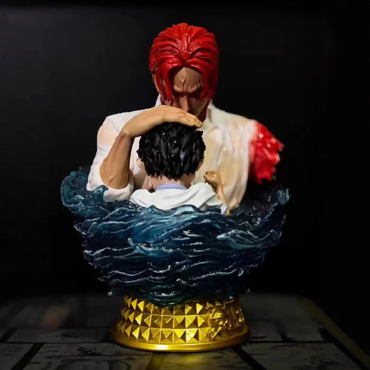 One Piece-buste - Shanks de Roodharige & Luffy (afscheidsscène)