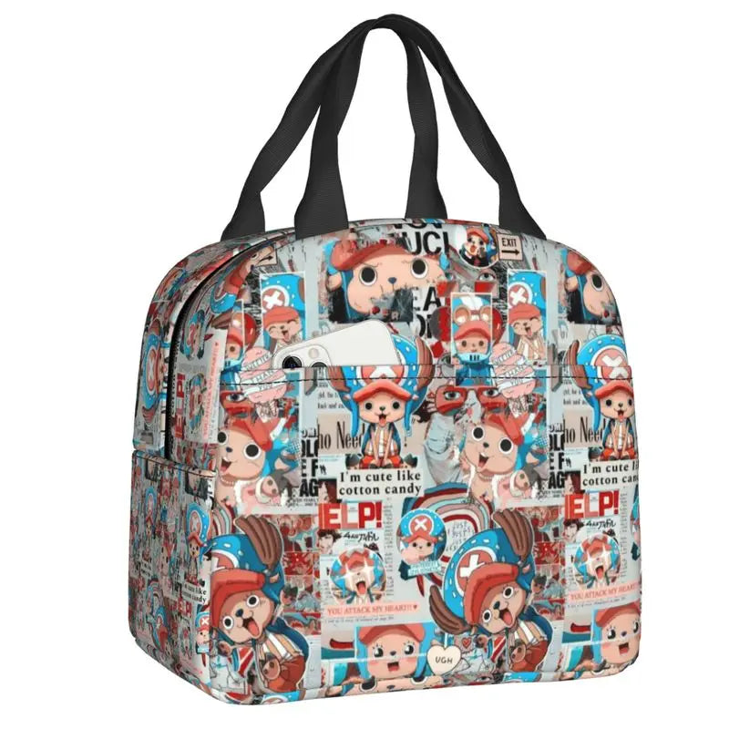 One Piece-koeltas – Tony Tony Chopper met mangapatronen