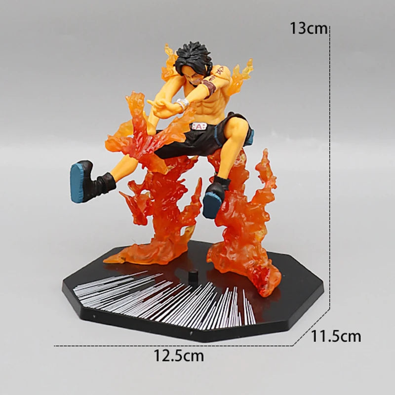 One Piece-figuur - Portgas D. Ace „Vuist van Vuur” (Dynamische Vlameffecten)