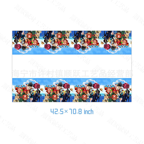 One Piece-feesttafelkleed - Bedrukte tafelbescherming (plastic)