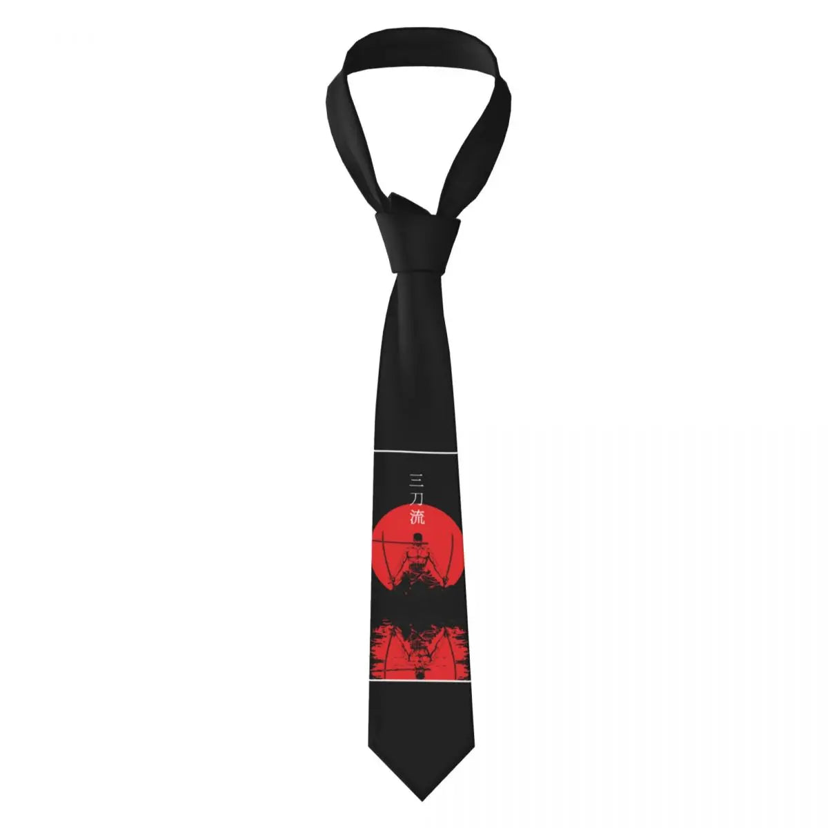 One Piece-stropdas – Rood Piratenembleem