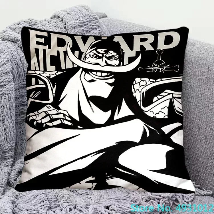 One Piece-kussenhoes - Witbaard (Vectorieel ontwerp)