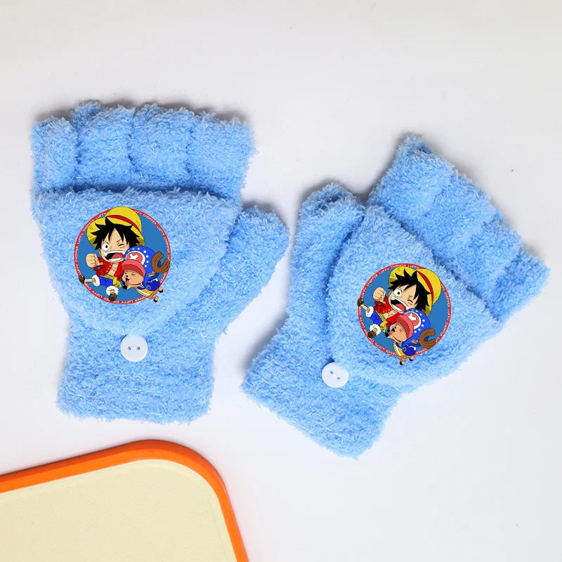 One Piece-handschoenen – Luffy rond medaillon