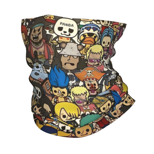One Piece-colsjaal - collage van de Straw Hat Pirates