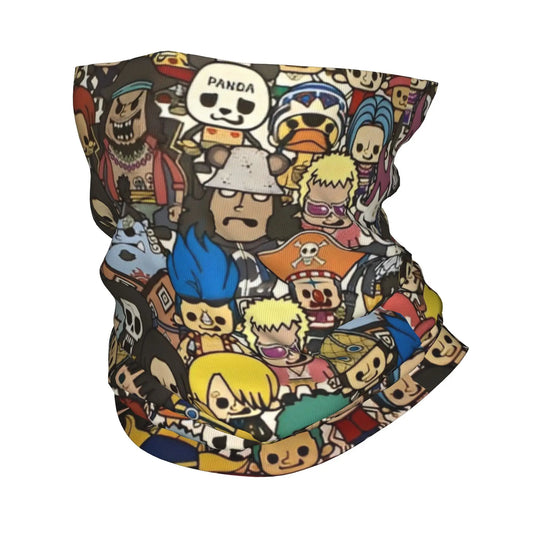One Piece-colsjaal - collage van de Straw Hat Pirates