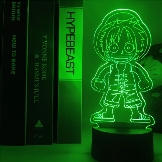 One Piece LED-nachtlamp - Chopper Nieuwe Wereld (Groen)