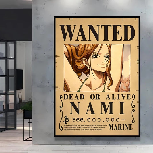 One Piece Wanted-poster - Nami (de Katteninbreekster)