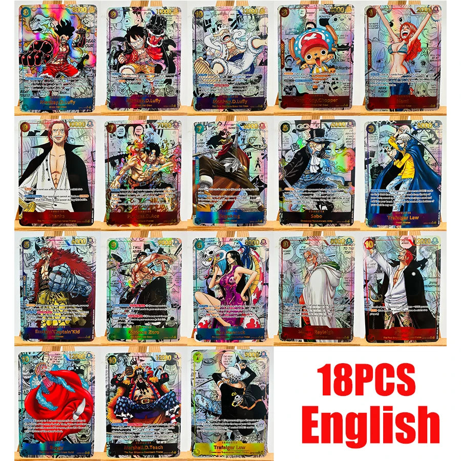One Piece TCG-kaartenpack - Premiumset met 18 stuks (Engels)