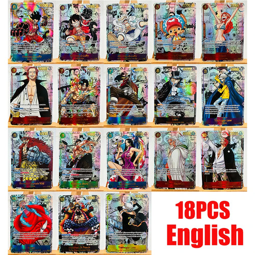 One Piece TCG-kaartenpack - Premiumset met 18 stuks (Engels)