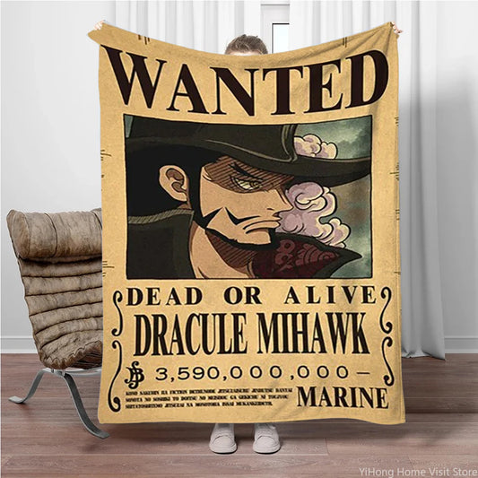 One Piece Wanted-poster - Dracule Mihawk (Haviksoog)