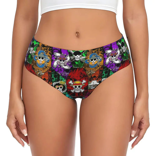 Onderbroek One Piece - Manga-personagecollage (Kleur)