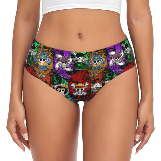 Onderbroek One Piece - Manga-personagecollage (Kleur)