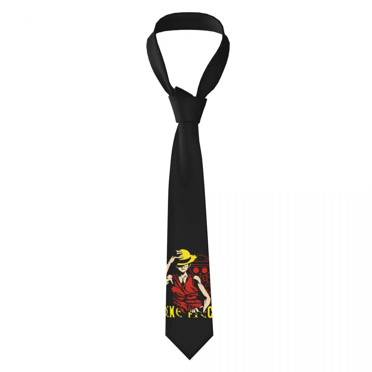 One Piece-stropdas – Luffy Vuurillustratie