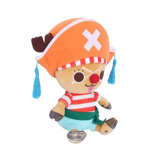One Piece-knuffel - Tony Tony Chopper (veelkleurig gestreepte stijl)
