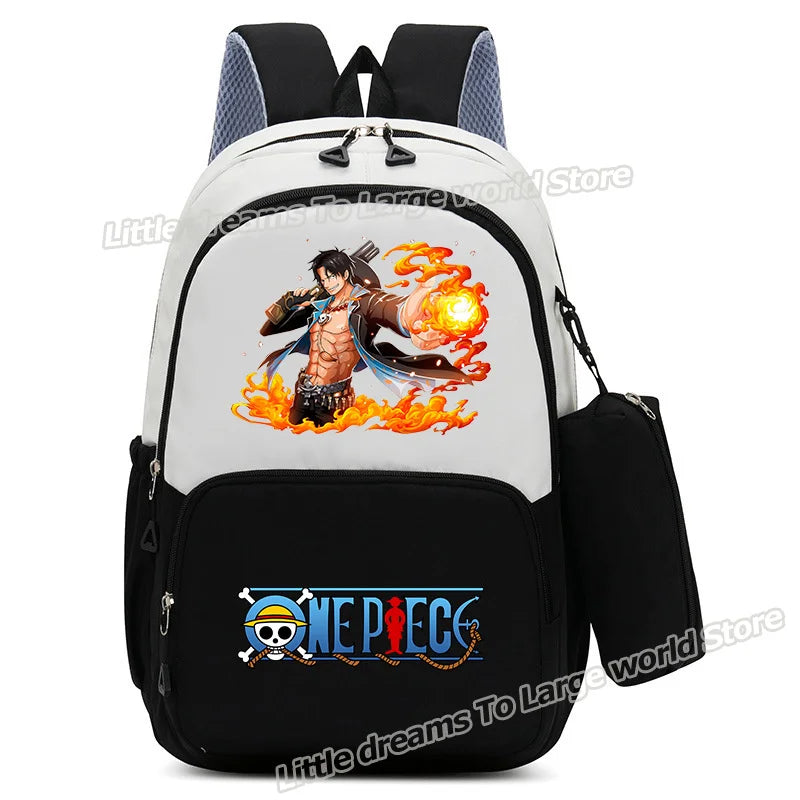 One Piece-rugzak – Monkey D. Luffy met vurige uitstraling