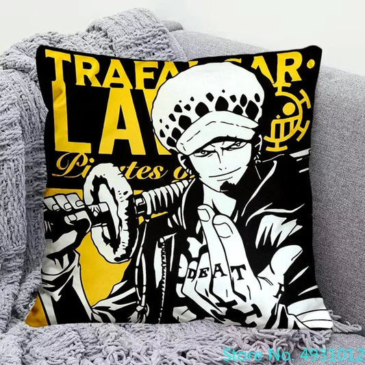 One Piece-kussenhoes - Trafalgar Law (45x45cm)