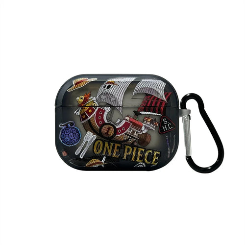 AirPods-hoesje One Piece – Vintage piratenembleem