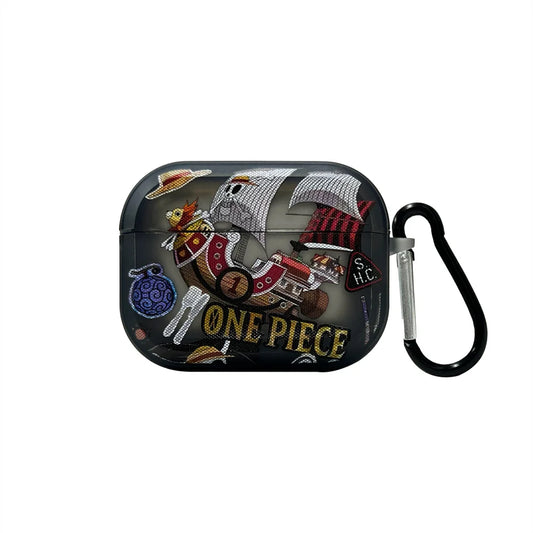 AirPods-hoesje One Piece – Vintage piratenembleem