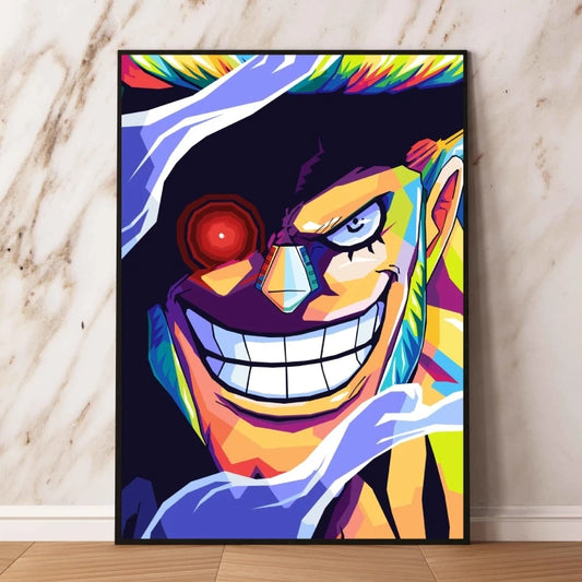 One Piece-pop-artschilderij - Franky-blik