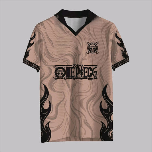 One Piece-voetbalshirt - Eenvoudig logo-ontwerp