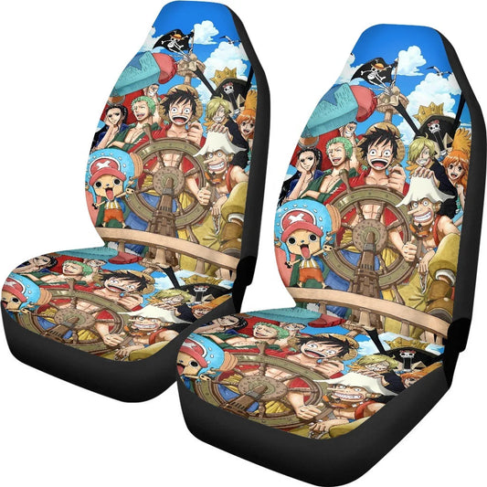 Set van 2 One Piece-stoelhoezen - Bemanning in Wano Kuni-stijl