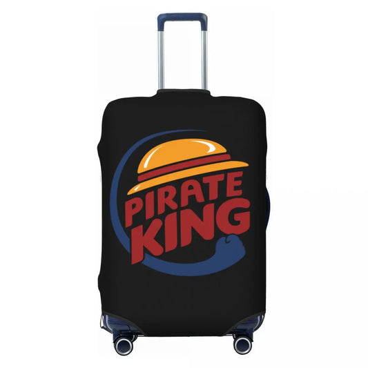One Piece-koffersetui - Opschrift "PIRATE KING" (logostijl)