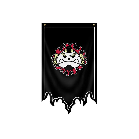 One Piece-vlag - Jolly Roger van Jinbe (zon)
