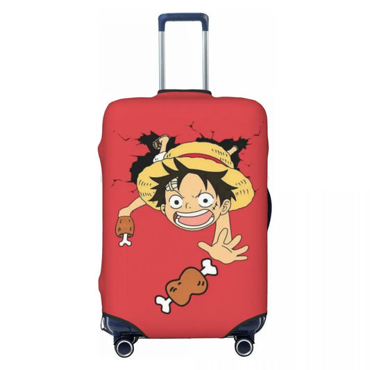 One Piece-kofferhoes - zittende Chibi Luffy (Kawaii-design)