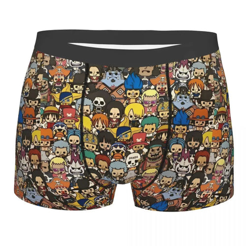 Boxershort - Chibi-patroon van de Strohoeden