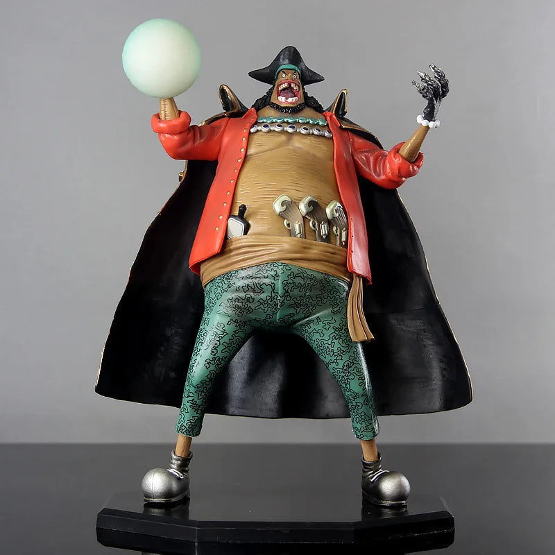 One Piece-beeld - Zwartbaard (gevechtsdetails & zwarte mantel)
