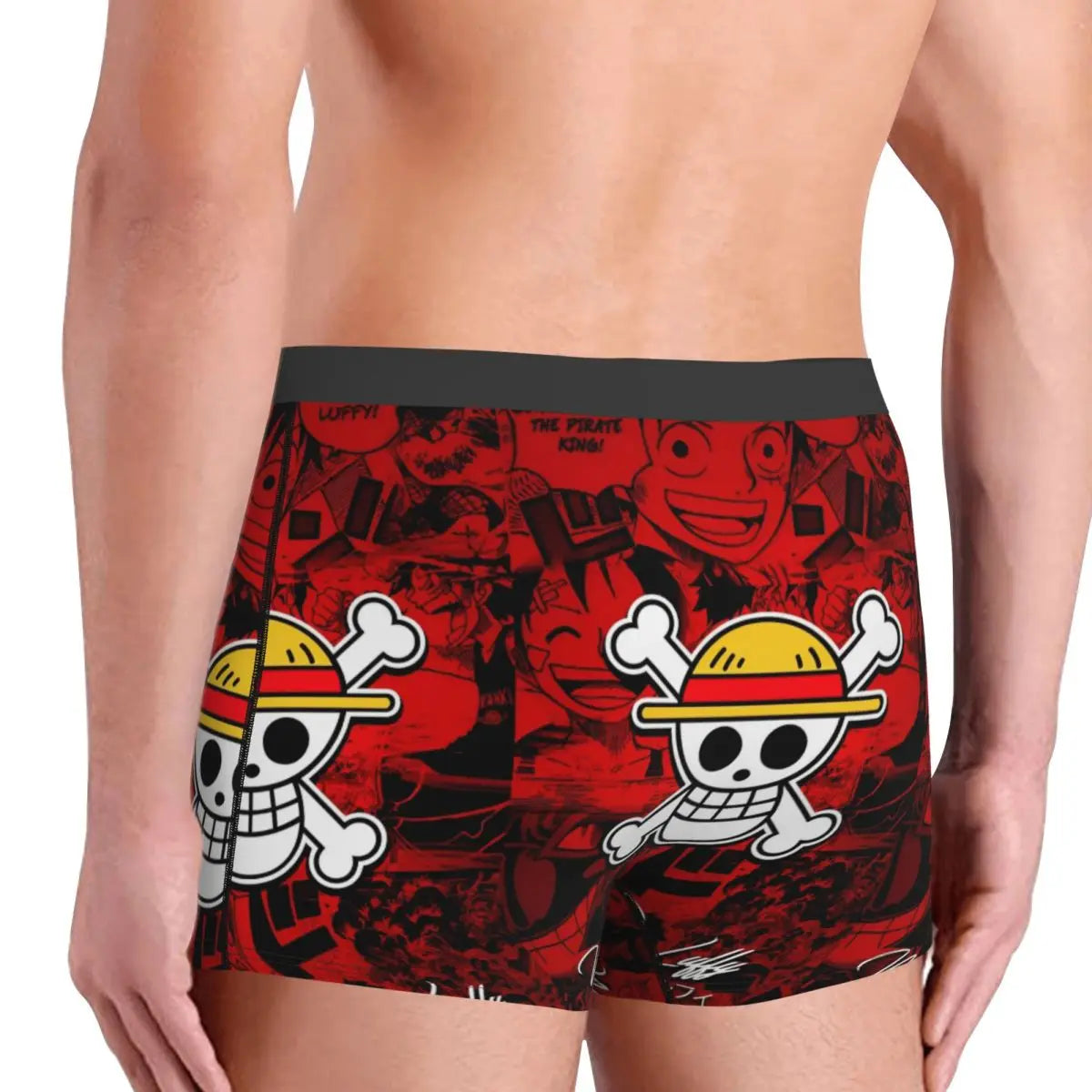 Boxershort - Rode Jolly Roger