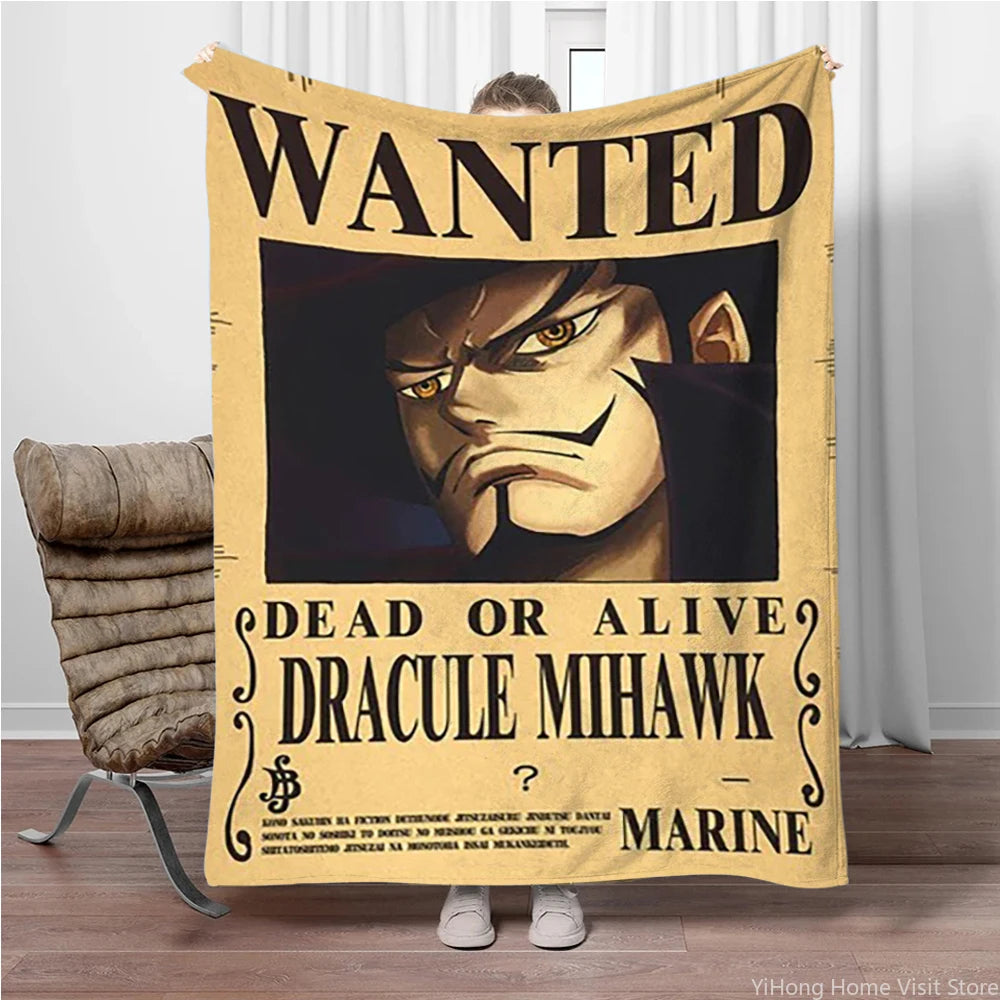 One Piece Wanted-poster - Dracule Mihawk (Haviksoog)
