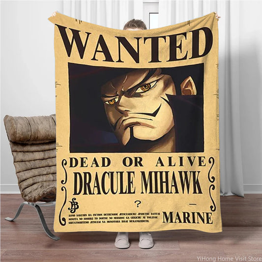 One Piece Wanted-poster - Dracule Mihawk (Haviksoog)