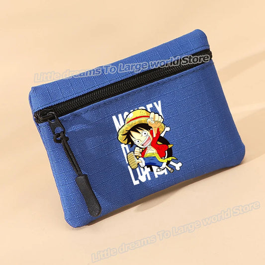 One Piece-portemonnee – Luffy met iconische glimlach, blauw