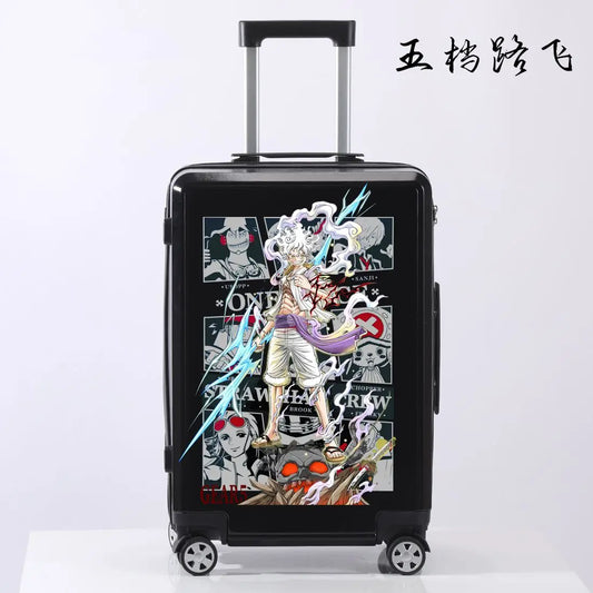 One Piece-koffer - Luffy Gear 5 Ontwaking Nika (Zwart)