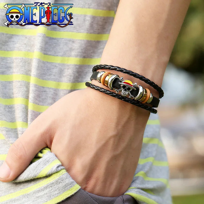 One Piece-armband – Meerdere rijen Strohoedenbemanning