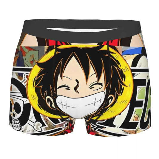 Boxershort - Close-up van Luffy's gezicht