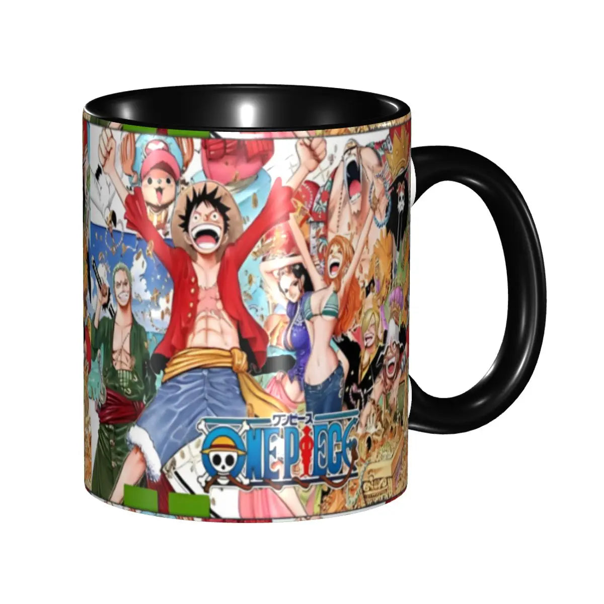 One Piece-mok - volledige bemanning en de Thousand Sunny
