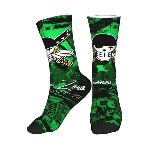 One Piece-sokken - Zoro Wano groen