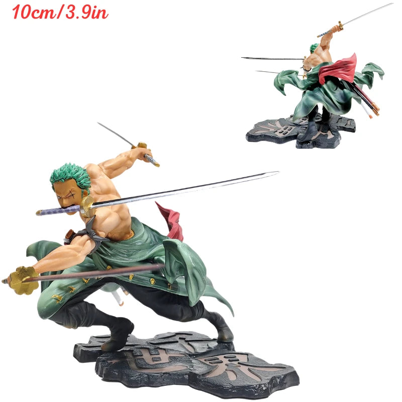 One Piece-figuurtje - Roronoa Zoro's speciale aanval (snijeffecten)