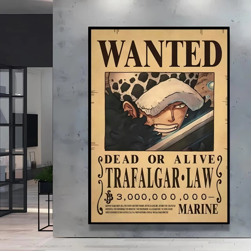 One Piece Wanted-poster - Trafalgar Law (3 miljard)