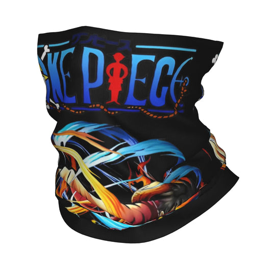 One Piece-colsjaal - logo neonblauw