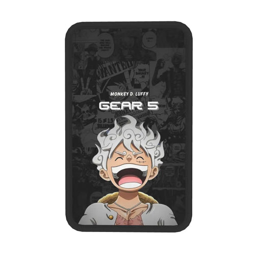 One Piece-armsteunhoes - Lachend gezicht van Luffy Gear 5 (wit design)