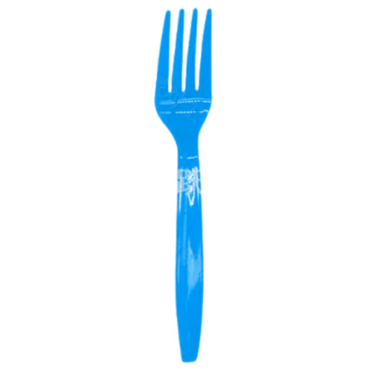One Piece-vork - herbruikbaar feestbestek (blauw)