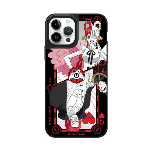 One Piece iPhone-hoesje – meisje en Shanks
