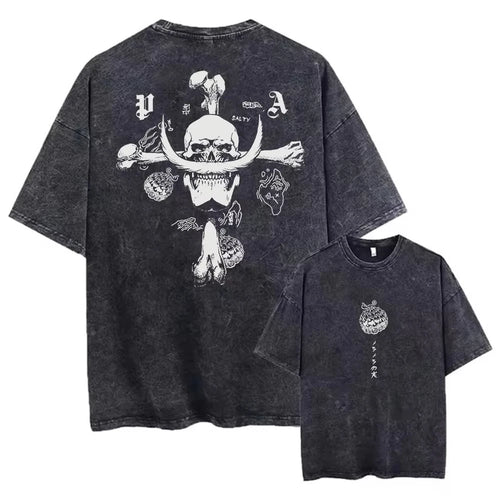 Vintage One Piece-T-shirt – Edward Newgate, Whitebeard (oversized stijl)
