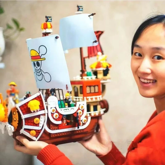Lego One Piece - Vogue Merry-schip (Maquette van 1484 onderdelen)