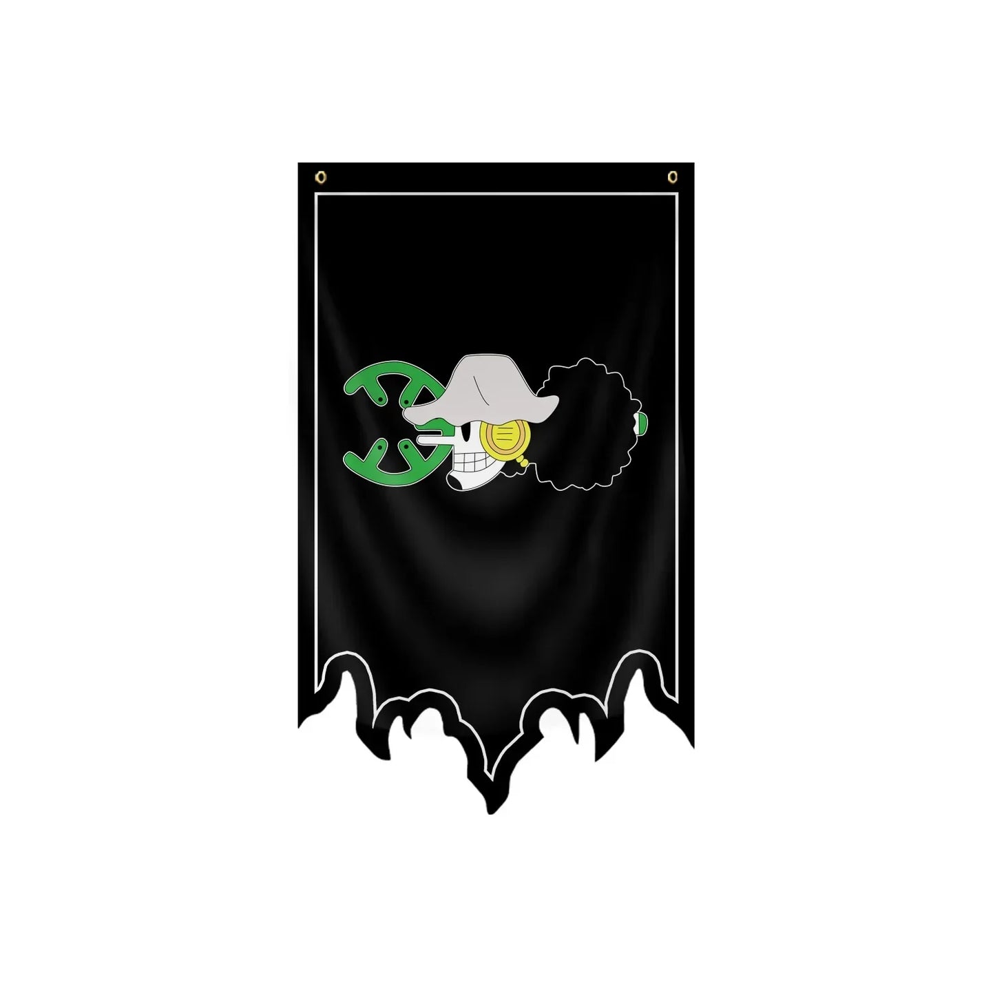 One Piece-vlag - Jolly Roger van Roronoa Zoro