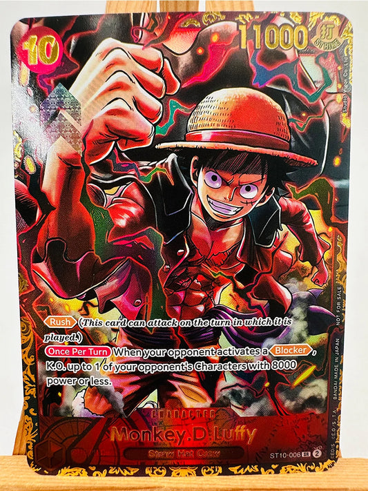 One Piece TCG-verzamelkaart - Monkey D. Luffy Gear 4 Holo